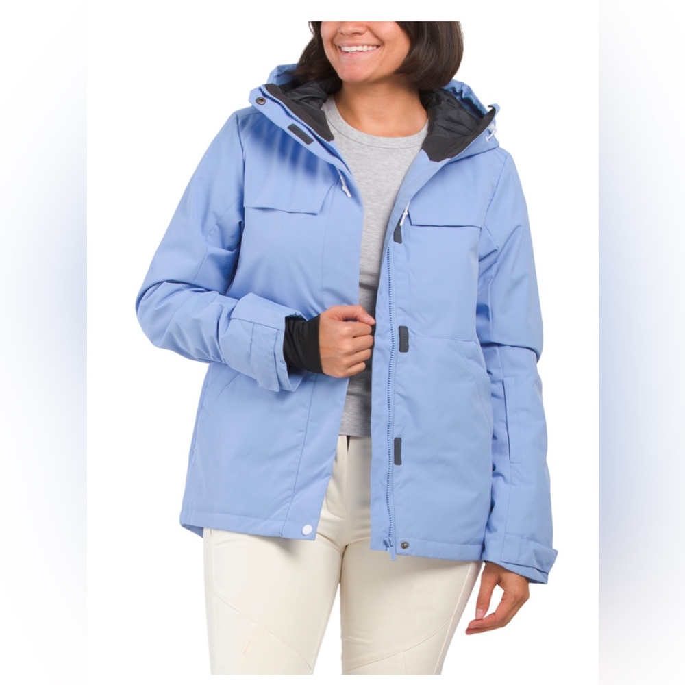 Avalanche Women's Blue Ski Hooded Jacket